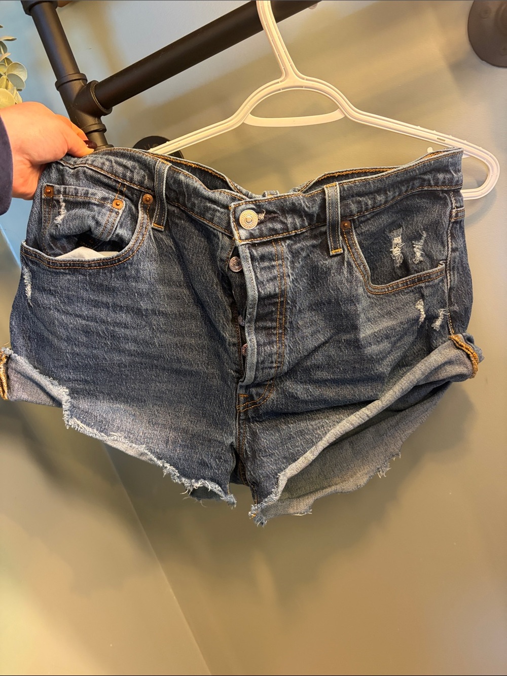 Levi’s Vintage inspired 501 denim shorts
